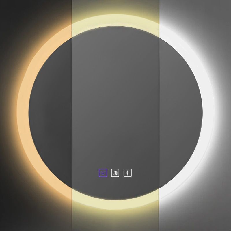 Lustro Ścienne Led Bluetooth Ffj 60cm 9