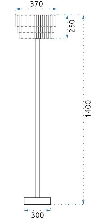 Lampa Stojąca Podłogowa APP925-3F