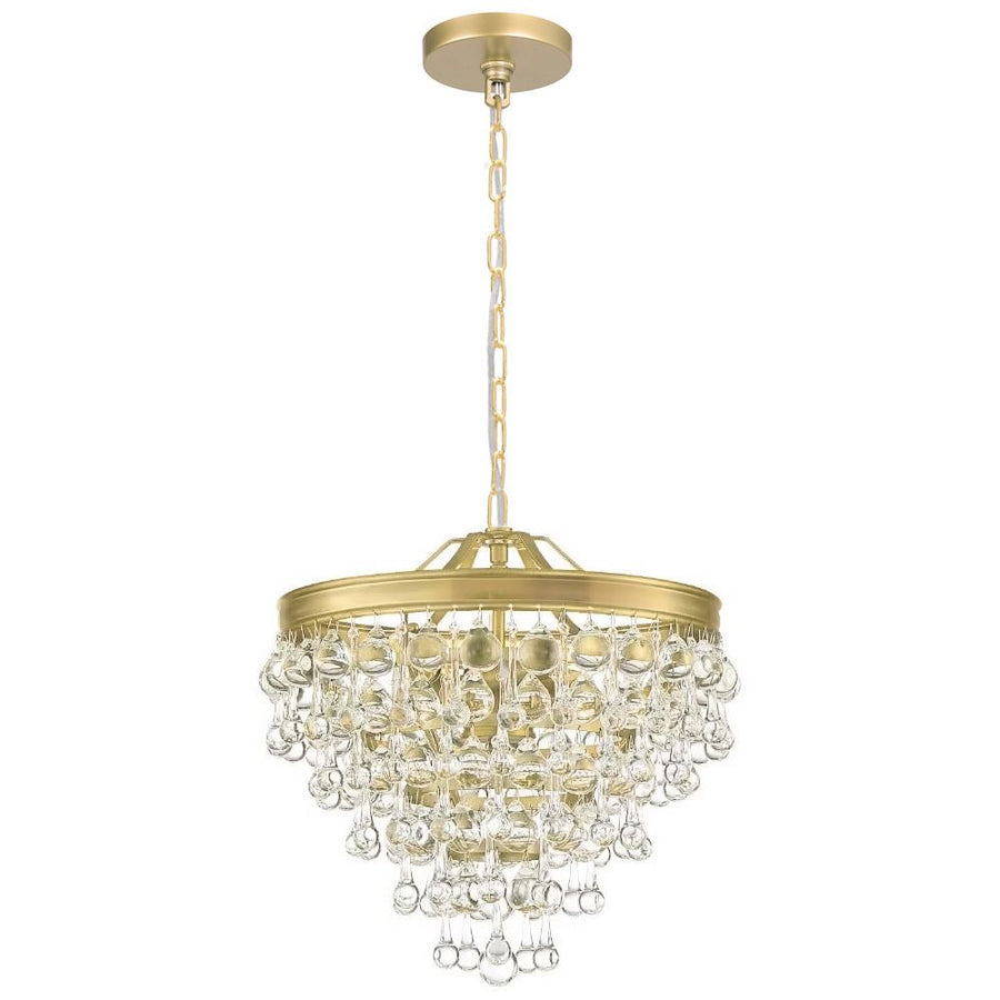 Lampa Kryształowa Wisząca APP1621-3CP Gold 6