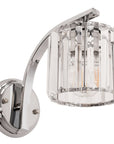 Lampa kinkiet ścienny metalowy kryształ APP509-1W CHROM