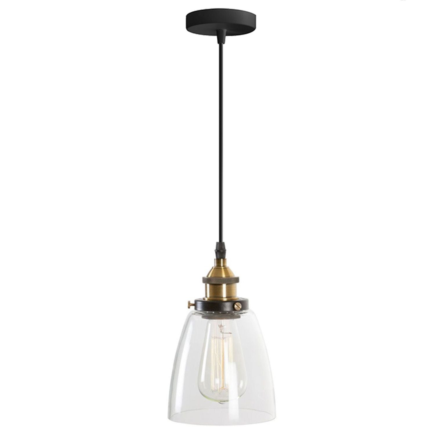 Lampa Sufitowa Wisząca Szklana Verto D APP048-1CP 3