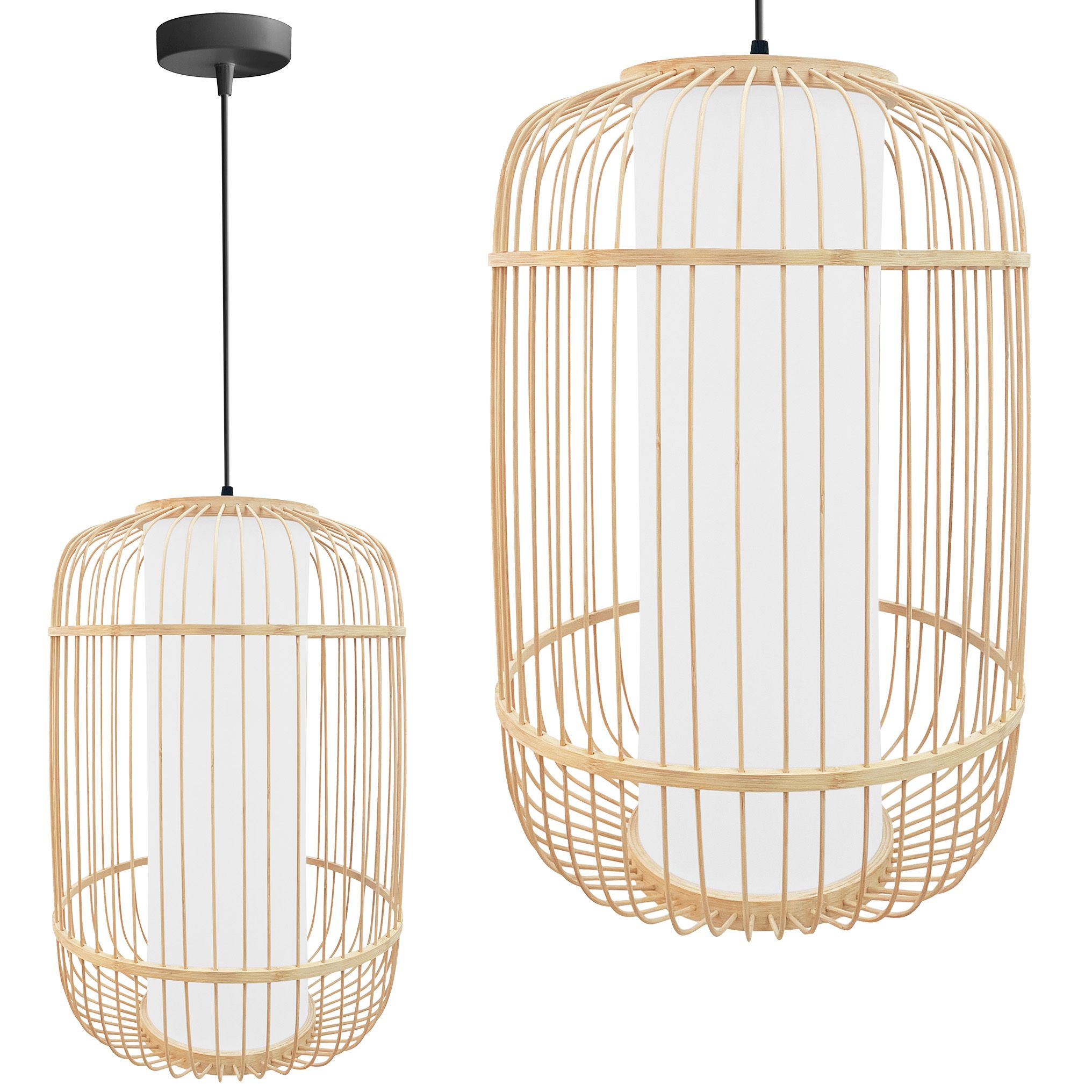 Lampa Wisząca Bambusowa APP1626-1CP 1