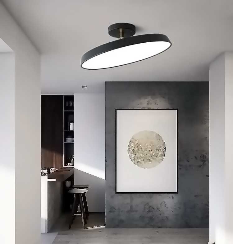 Lampa Wisząca Regulowana APP860-C 50 cm Czarna
