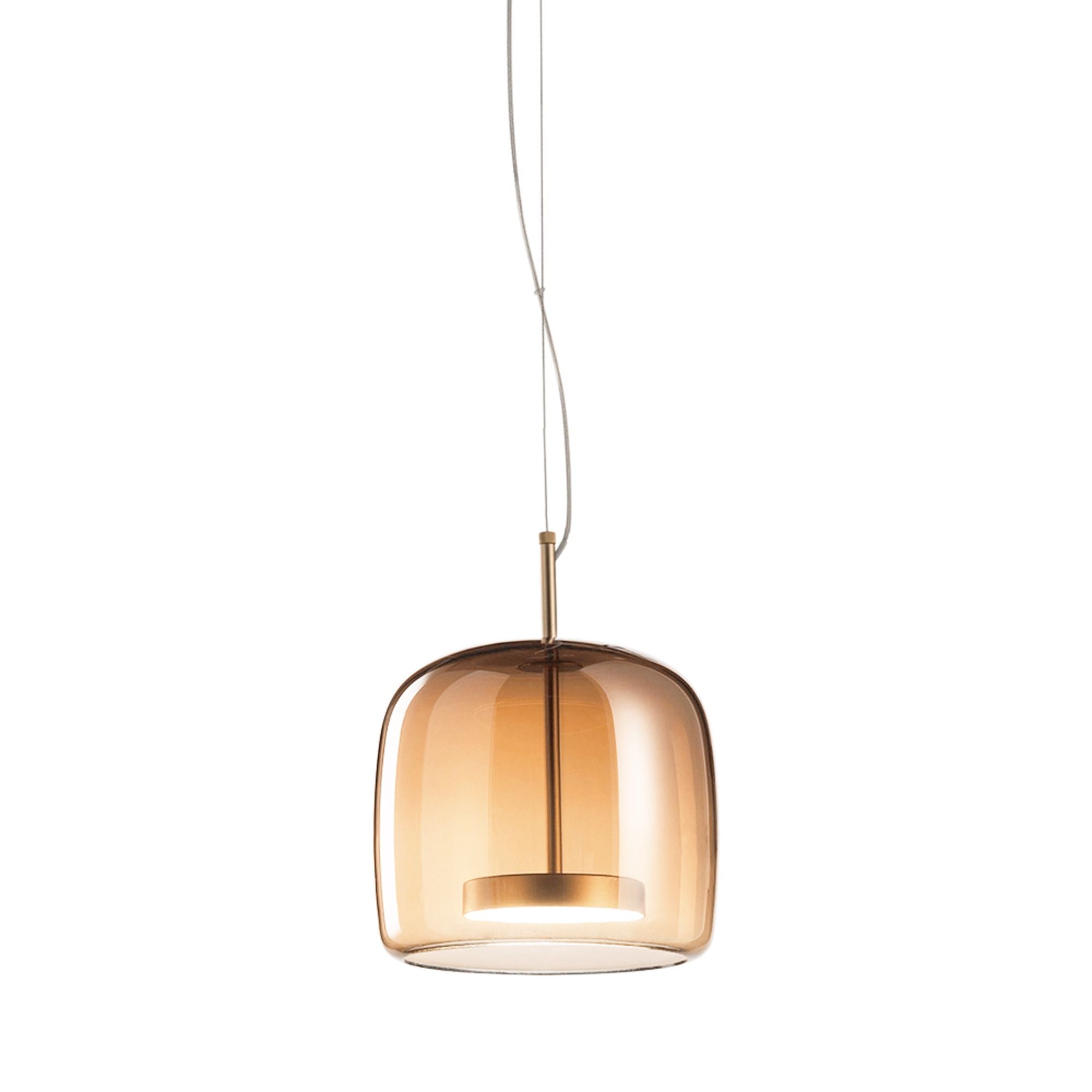Lampa Sufitowa Wisząca Szklana Amber APP613-1CP 3