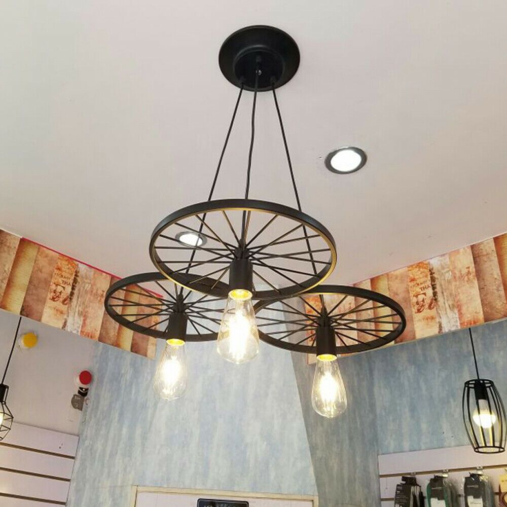 Lampa Sufitowa Wisząca App213-3cp Koło Industrial