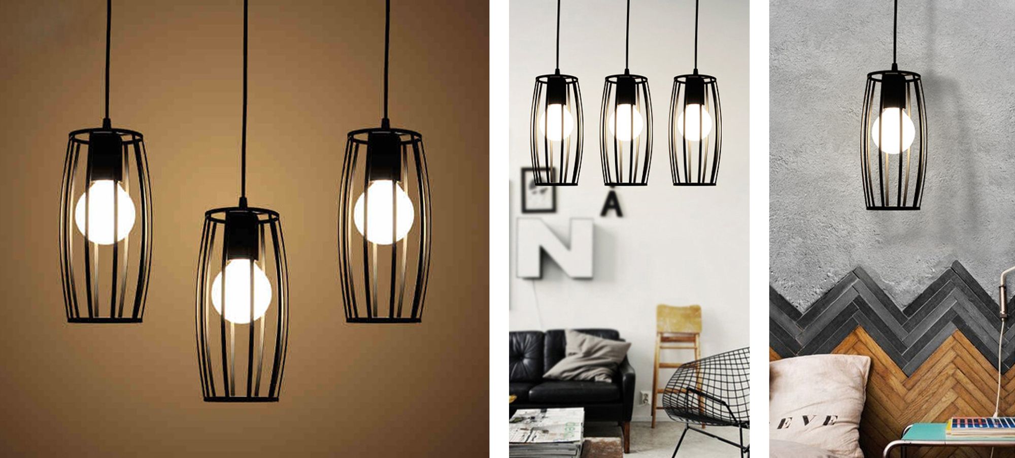 Lampa sufitowa wisząca w stylu loft 181686