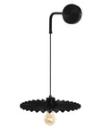 LAMPA ŚCIENNA KINKIET APP1355-1W Czarny 30 cm